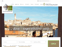 Tablet Screenshot of corso94immobiliare.it